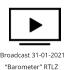 Broadcast 31-01-2021     “Barometer” RTLZ